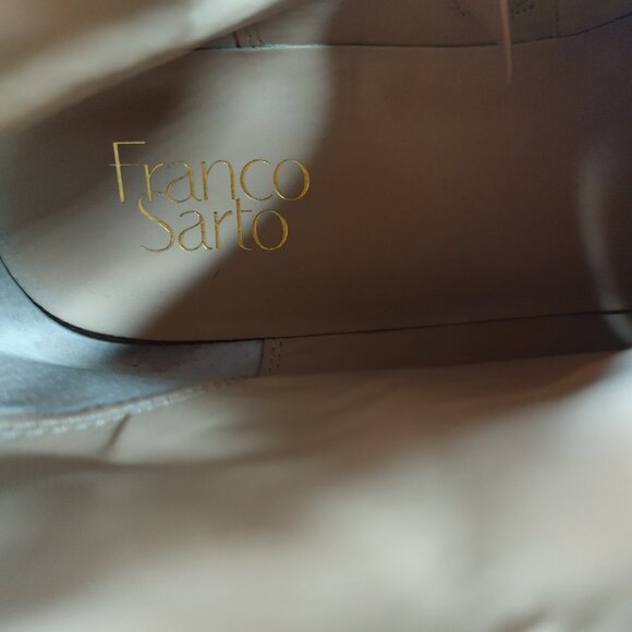 FRANCO SARTO KACEY Leather Strappy Ankle Boots Distressed Brown Women US 12M - Picture 12 of 13